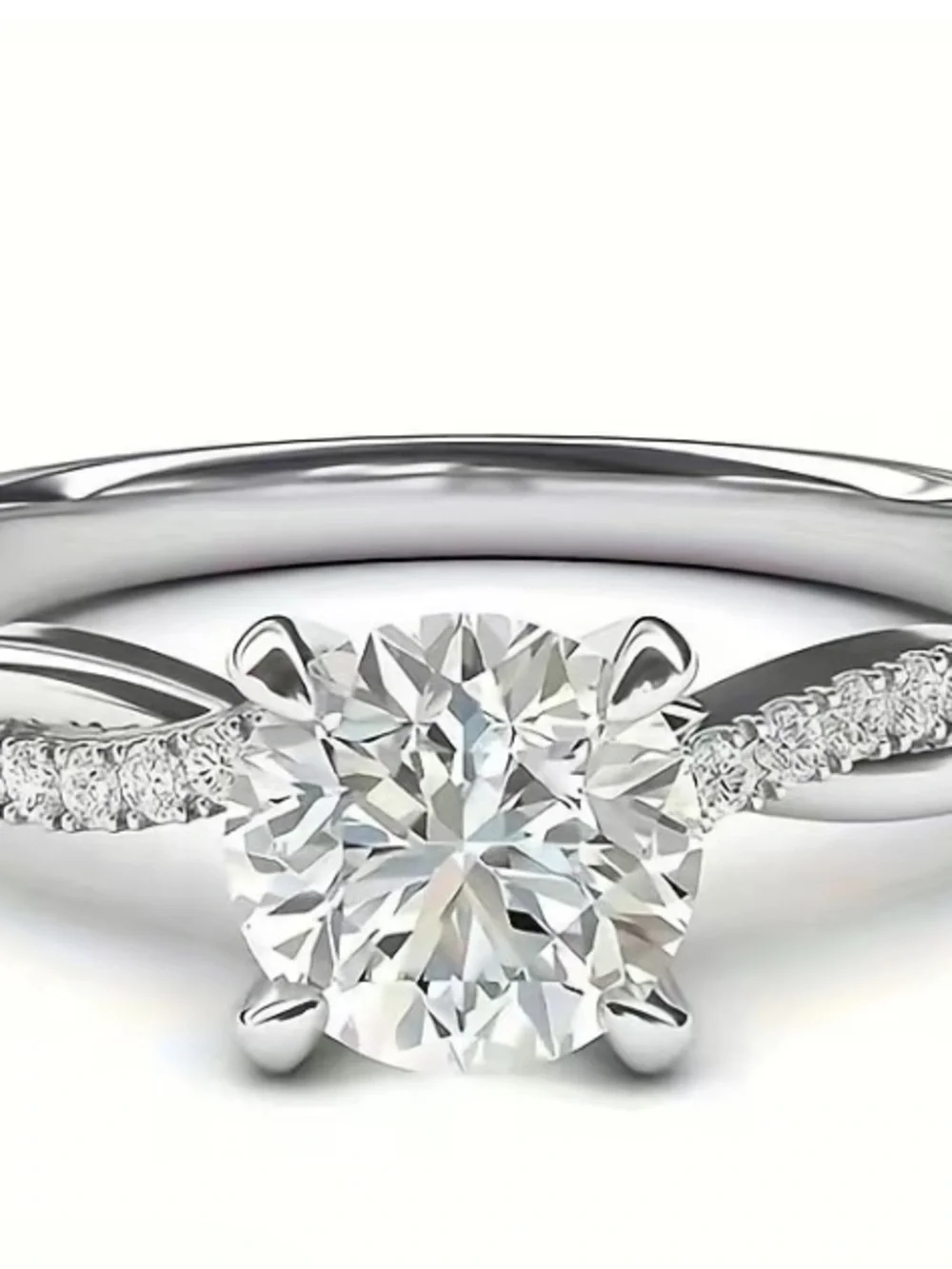Infinity Band Moissanite Ring: A Circle of Light, A Promise of Forever!